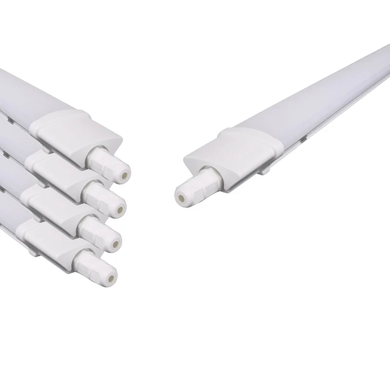 5er Set LED Feuchtraumleuchte, 36W, 3250lm, 4000K, 1200mm, IP65, mit Quick Connector