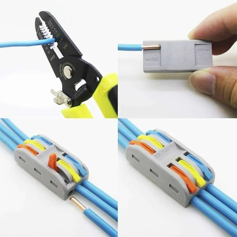 Hebelverbinder & Schnellverbinder Set für Kabel Ledsone ~2800