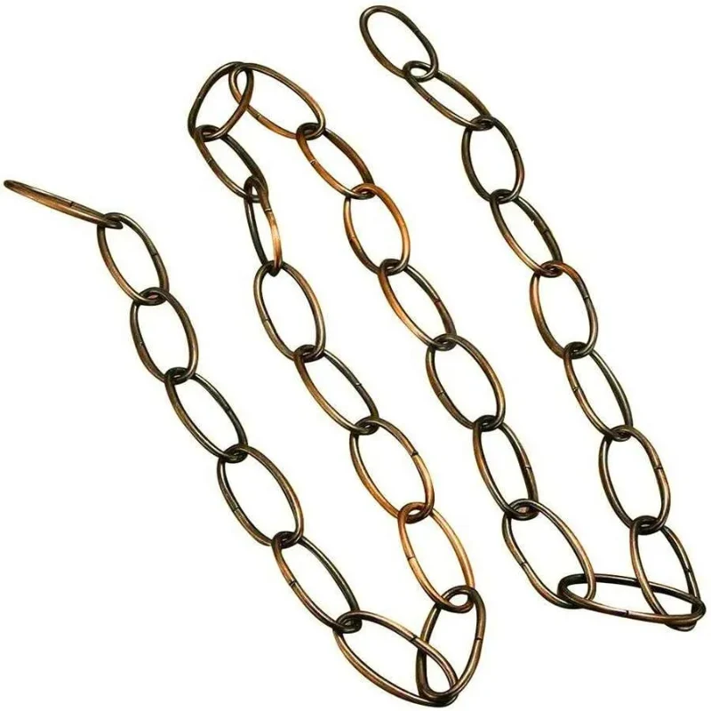 Metall Lampenkette 100cm Robust & Verstellbar dekorative ~ 2795