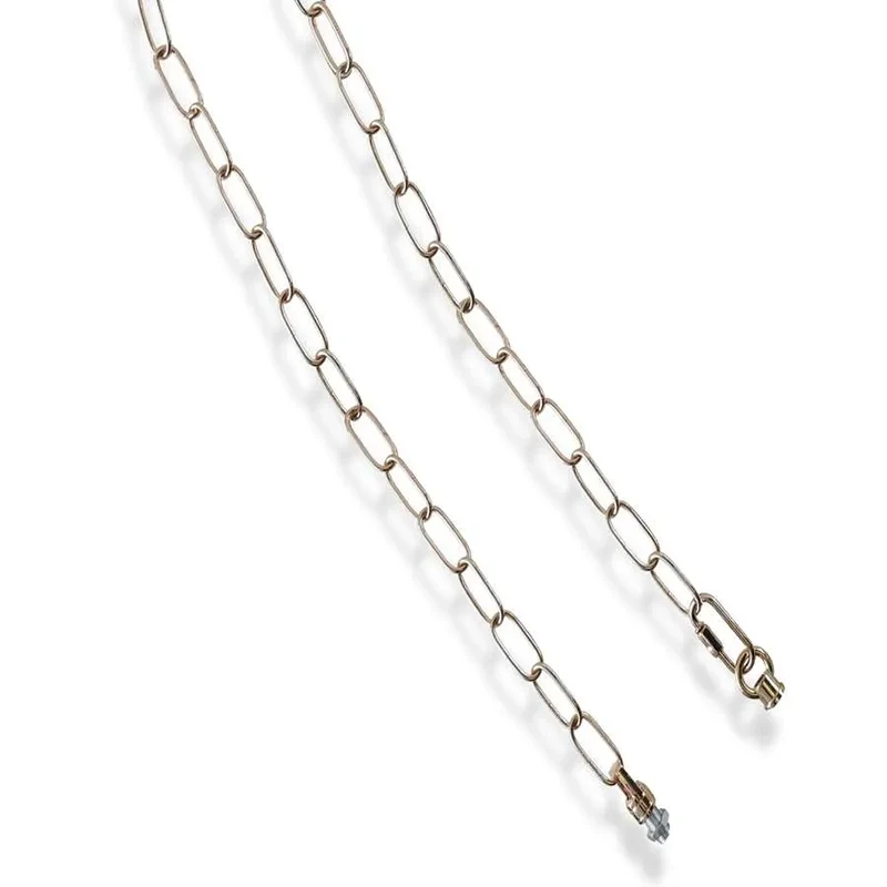 Metall-Lampenkette 0,6 m – Tragkette für Kronleuchter & Hängelampen~2797