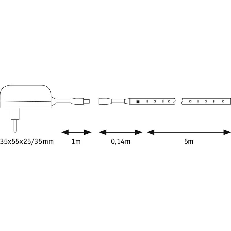 SimpLED Motion-Strip RGB Basis-Set 5m