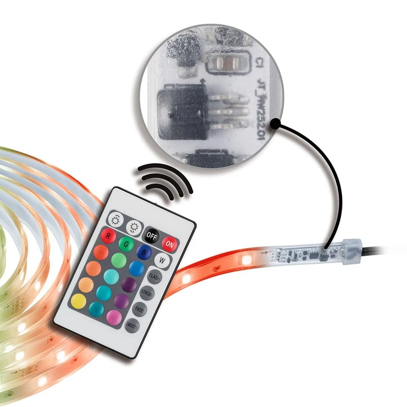 SimpLED Strip Outdoor Basis-Set 5m 120 LEDs RGB IP44