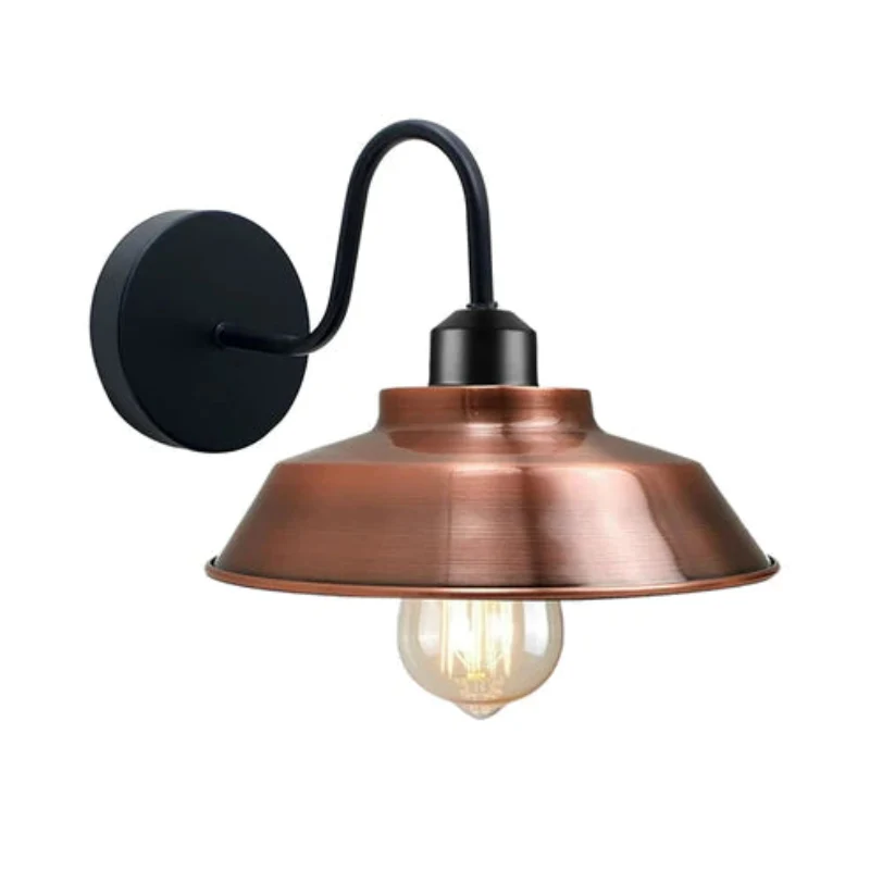 Retro Wandlampe im Industrie-Stil Schwanenhals ~2002