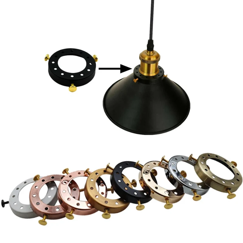 LEDSone E27 Lampenschirm Halterung 70mm Metall Galerie ~2781