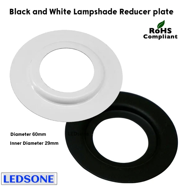 Metall Reduzierplatte für Lampenschirm Adapter Ring~2739