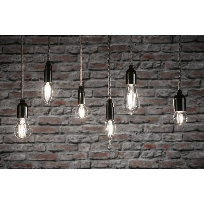 E27 4,8W LED Tropfen Filament Matt 4000K