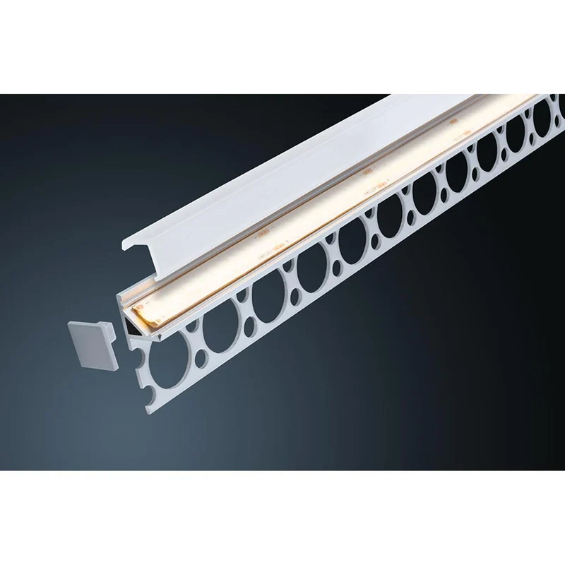 LumiTiles LED Strip 2m Profil Frame Alu-Eloxiert, Satiniert