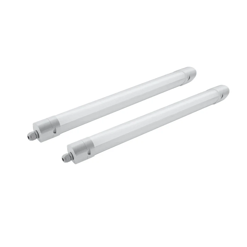 2er Pack LED Feuchtraumleuchte, 120 cm, 36 W, 4320 lm, neutralweiß, IP65, durchschleifbar