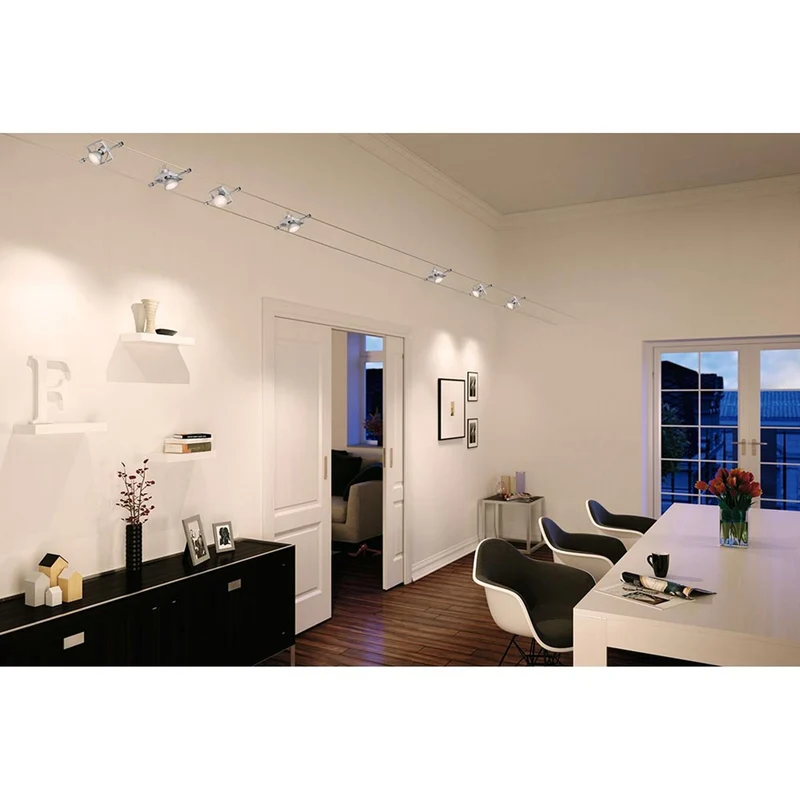GU5,3 LED 3er Set 6W Reflektor Chrom 2700K