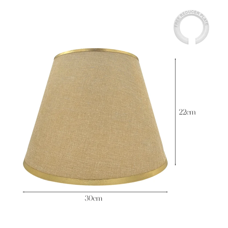 Moderner Coolie-Lampenschirm aus Stoff - E27~2744