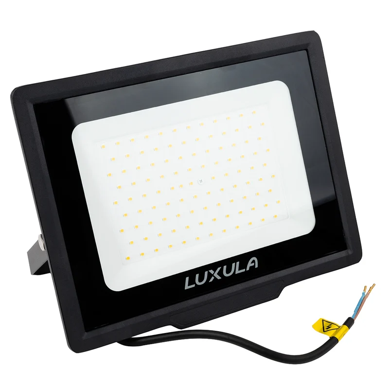 2er Pack LED-Fluter, 100 W, 4000 K (neutralweiß), 10000 lm, schwarz, IP65