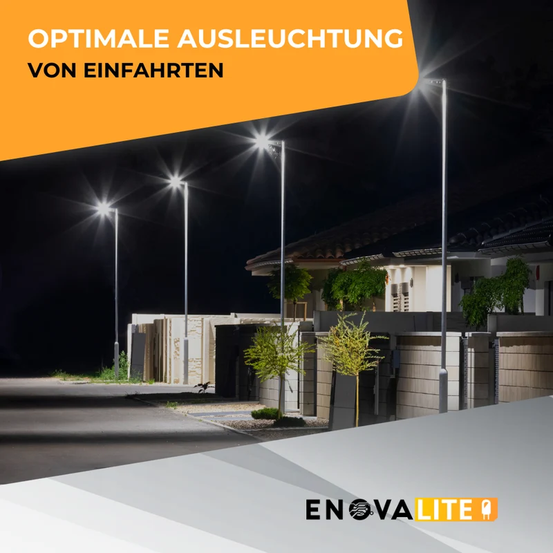 2er Pack LED-Straßenleuchte, 100 W, 14000 lm, 5000 K (neutralweiß), IP65