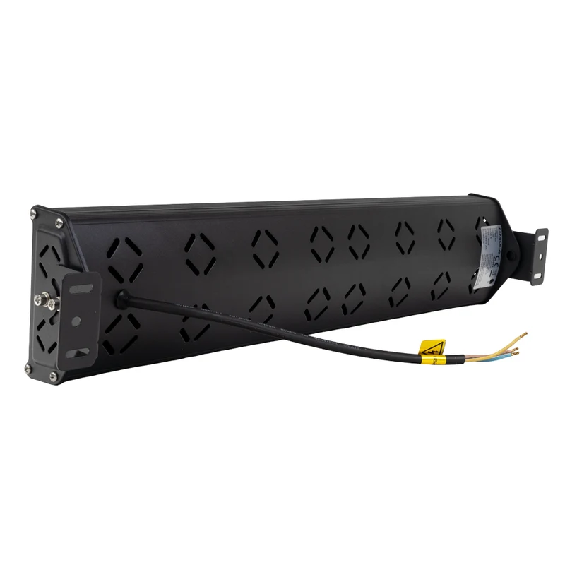 2er Pack LED-Hallenleuchte, linear, 100 W, 12000 lm, 5000 K (neutralweiß), IP65, EPISTAR LED, schwarz
