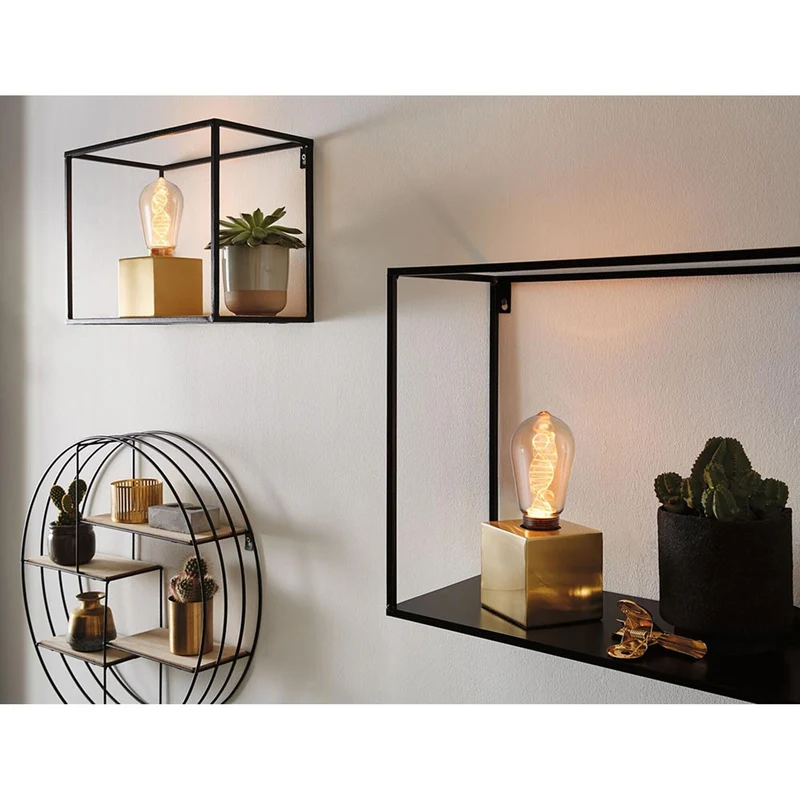 E27 3,5W LED Kolben Helix 1800K Gold