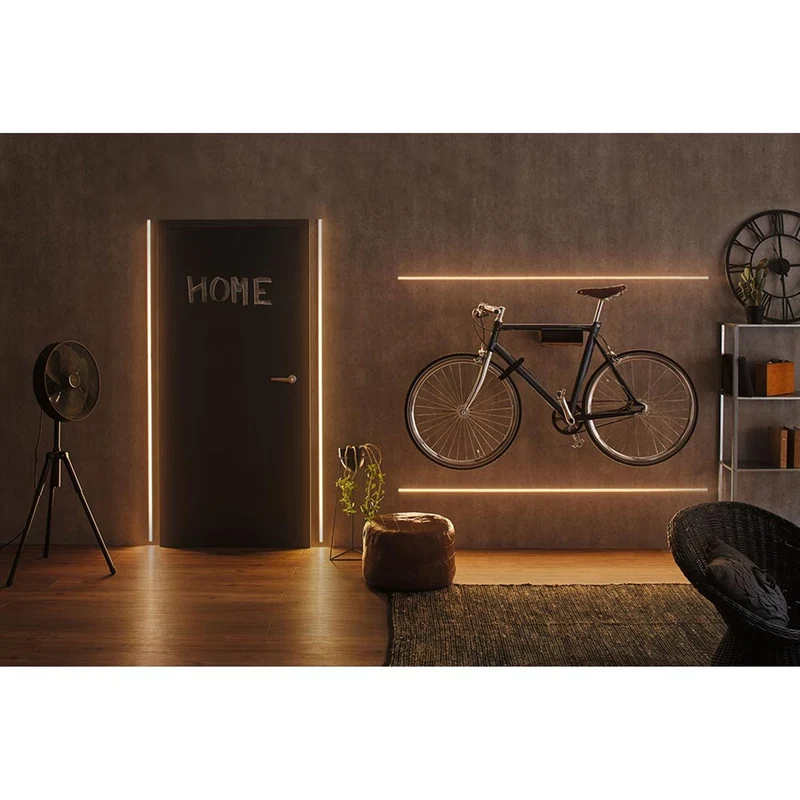 LED Strip Profil Base Schwarzer Diffusor 1m Schwarz