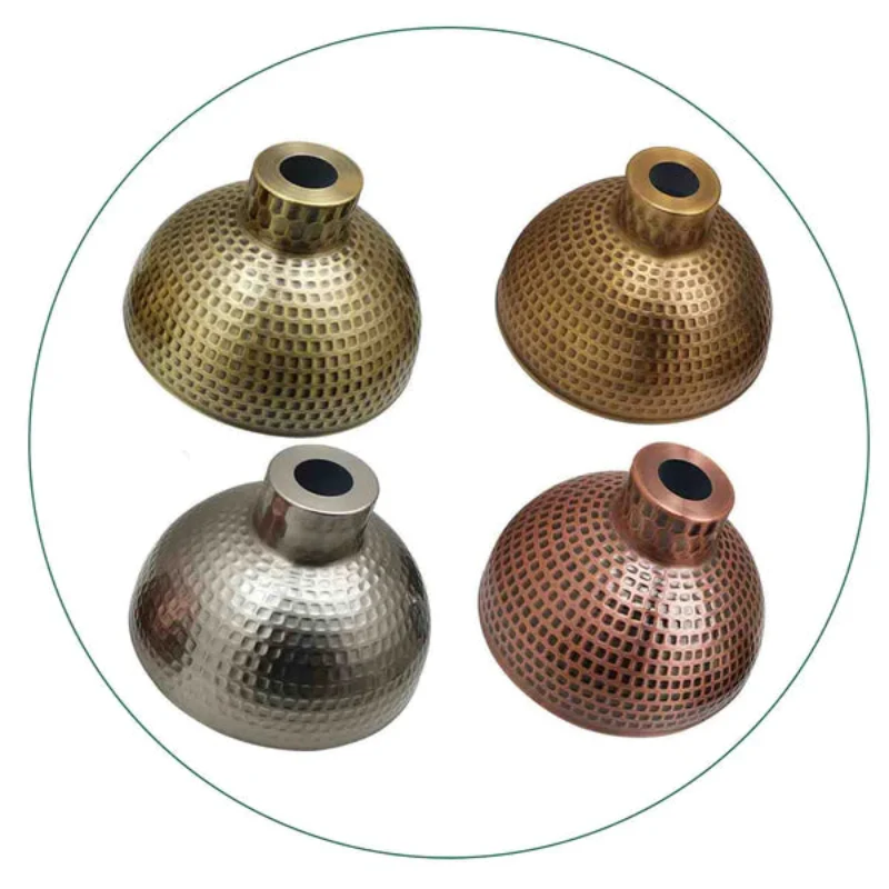 Lampenschirm Industrial – Gehämmertes Metall, 26cm, 5 Farben ~2726