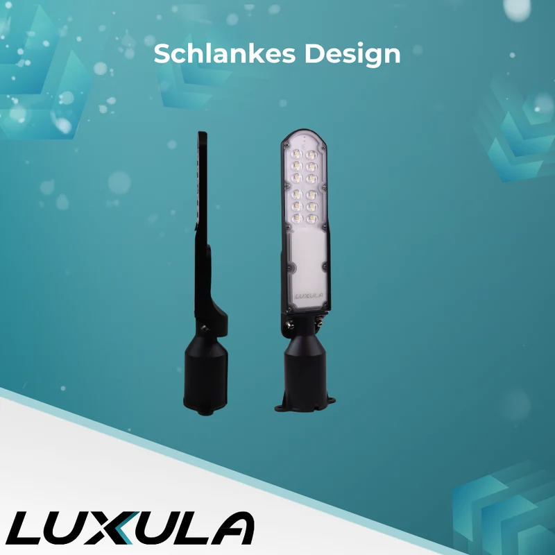 2er Pack LED Straßenleuchte, SLIM, 50 W, 6000 lm, 5000 K (neutralweiß), IP65, Wand- und Mastmontage