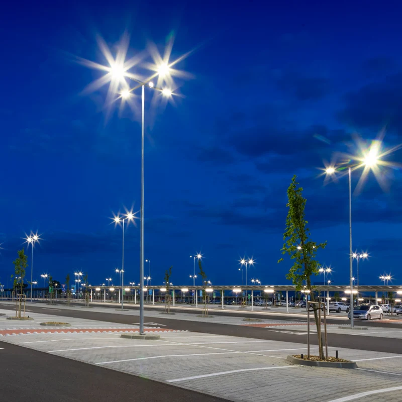 10er Pack LED Straßenleuchte, SLIM, 30 W, 3600 lm, 5000 K (neutralweiß), IP65, Wand- und Mastmontage
