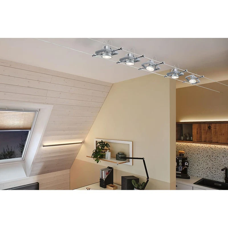 GU5,3 6,5W LED Reflektor Dimmbar 4000K Chrom-Matt