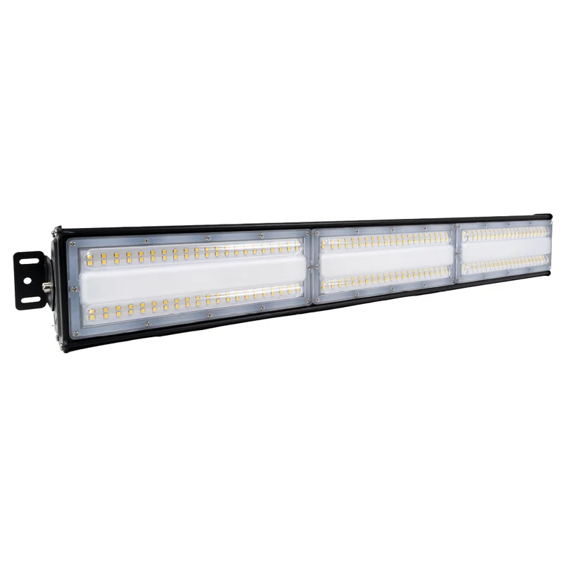 2er Pack LED-Hallenleuchte, linear, 150 W, 18000 lm, 5000 K (neutralweiß), IP65, EPISTAR LED, schwarz