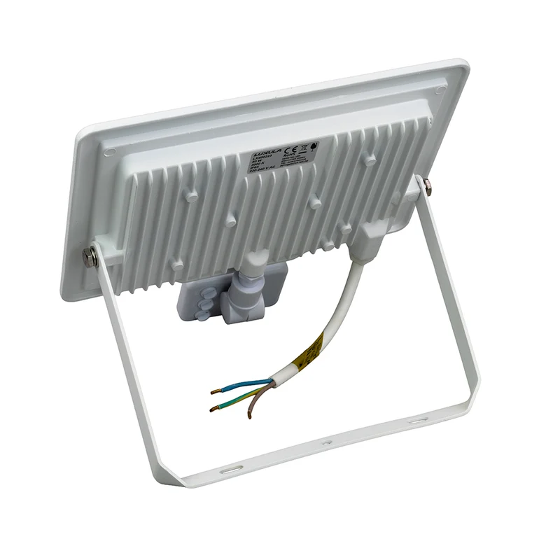 2er Pack LED-Fluter mit Bewegungsmelder, 50 W, 4000 K (neutralweiß), 5000 lm, weiß, IP65