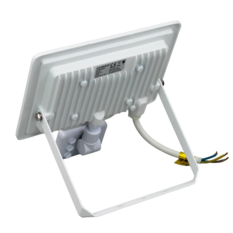 2er Pack LED-Fluter mit Bewegungsmelder, 30 W, 4000 K (neutralweiß), 3000 lm, weiß, IP65