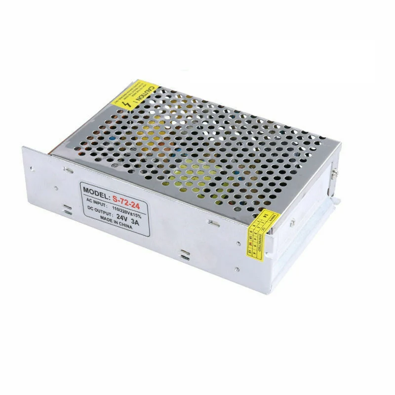 LED Netzteil 24V 3A 72W IP20 Aluminium Schaltnetzteil ~2448
