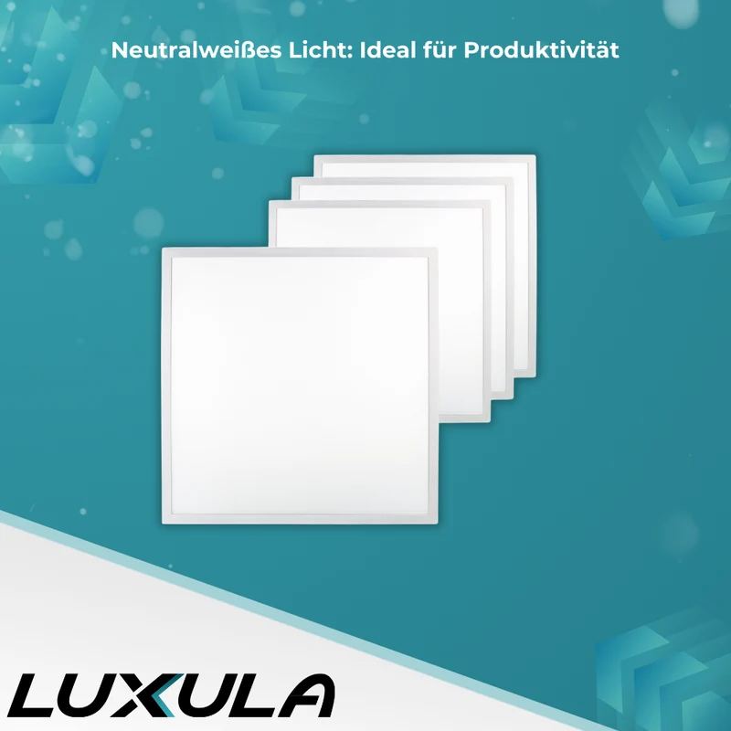 LED Panel, 62x62 cm, inkl Aufbaurahmen, 36W, 3600lm, 4000K, Back-Lit, inkl Netzteil