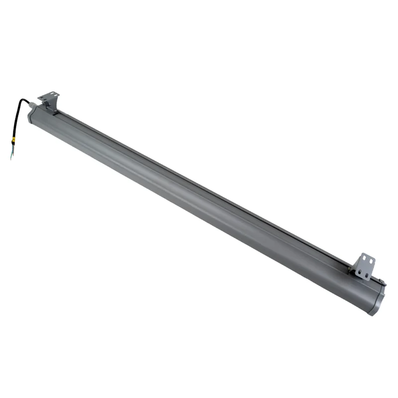 2er Pack LED-Hallenleuchte, linear, 200 W, 25000 lm, 5000 K (neutralweiß), IP65, grau
