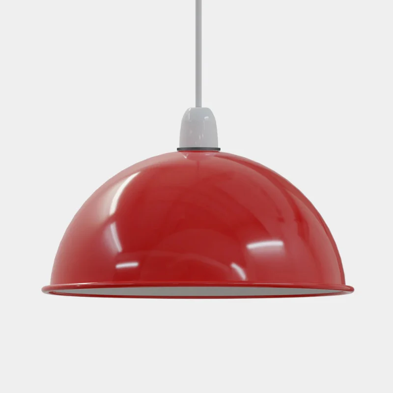 Retro Easy Fit Lampenschirm Metall | Ø 21cm ~2146