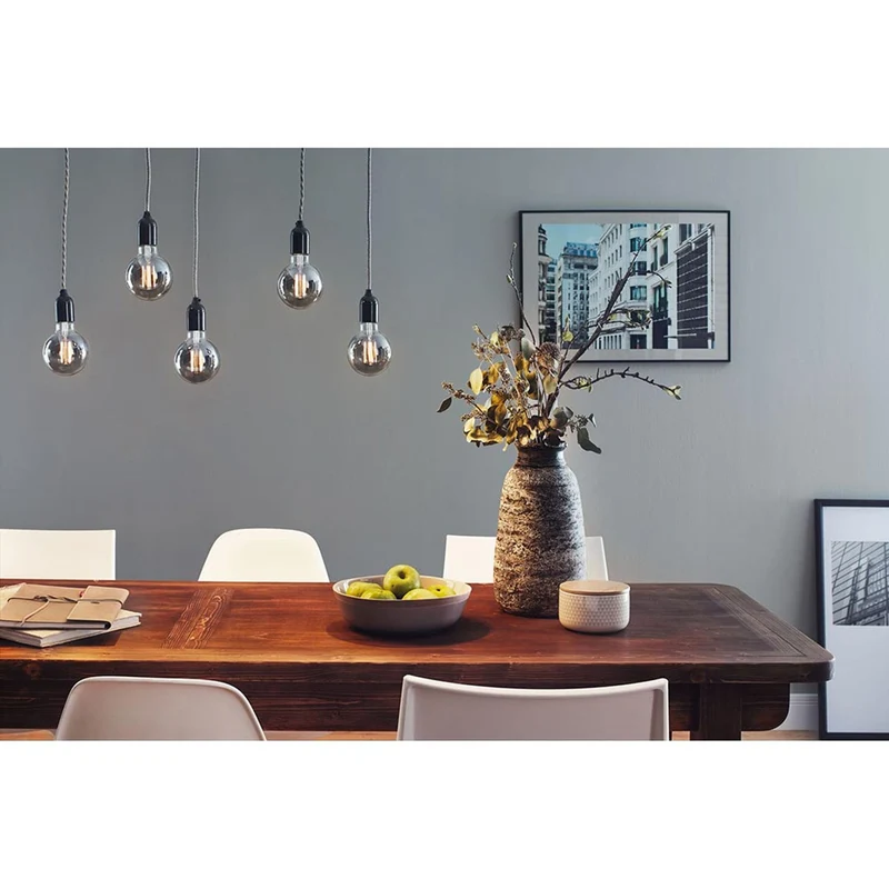 E14 4W LED Röhre 14 Dimmbar 1800K Rauchglas