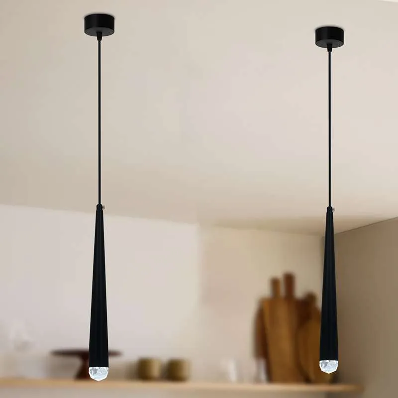 Moderne konische LED Aluminium Pendelleuchte/Industriebeleuchtung, Hängelampe für Wohn- und Esszimmer~2636
