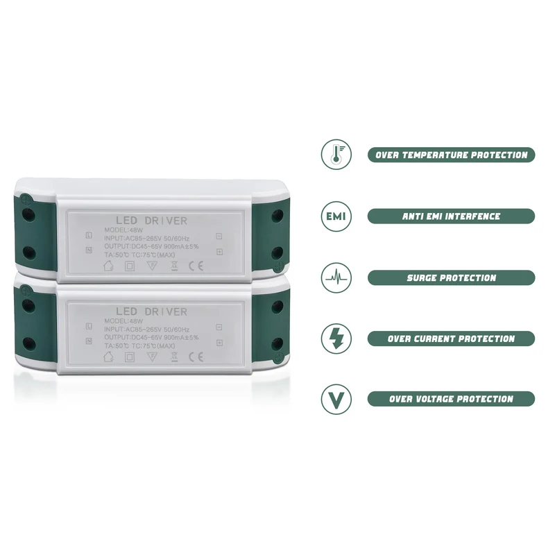 48W LED-Treiber - DC 45-65V AC 85-265V 50/60Hz~2396