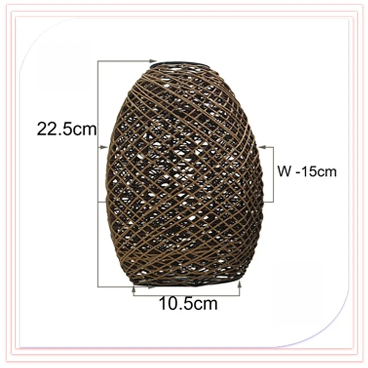 Rattan Pipe Wandlampenschirm Leuchten Rohrlampen~2394