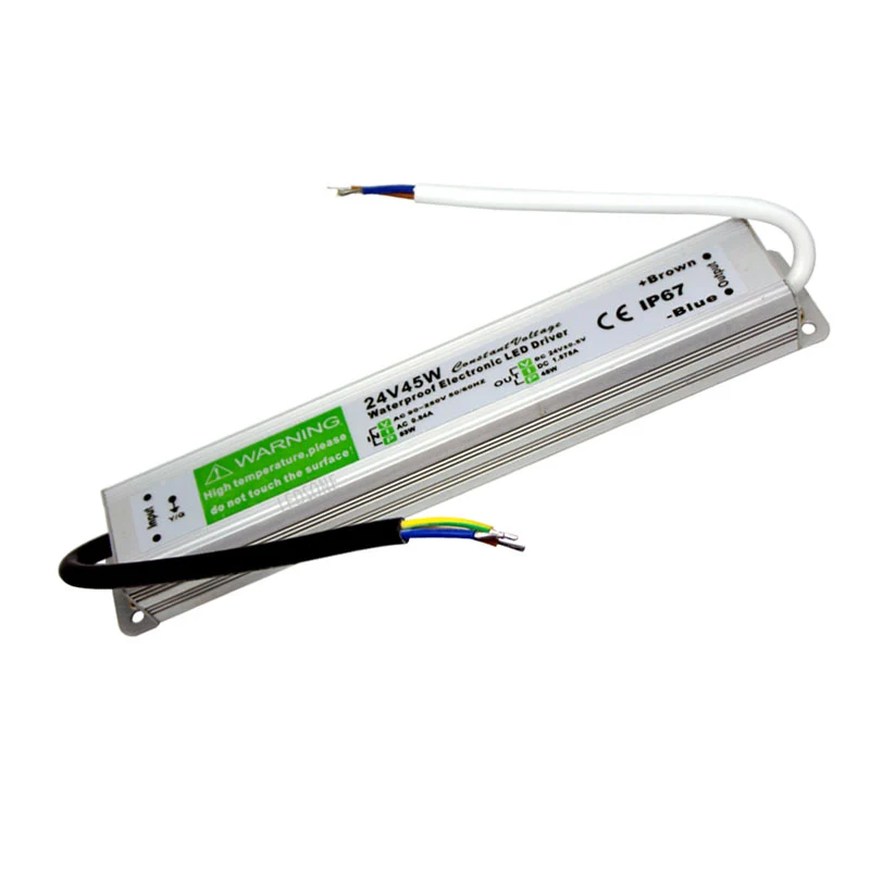 wasserdichter LED-Treiber AC 110-230V in DC 24V 45W Netzteil IP67 transformator~ 2845