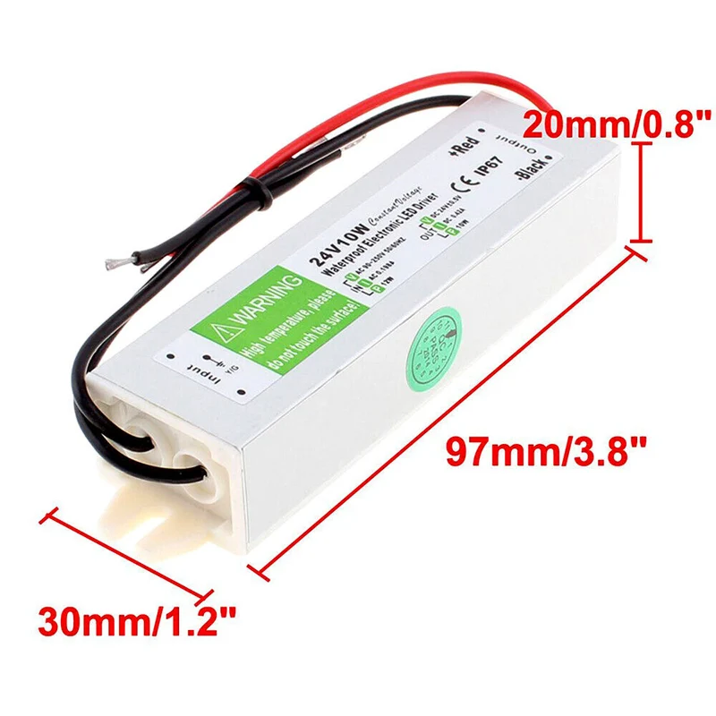 24V Trafo 10W wasserdichter LED-Treiber schaltnetzteil~2844