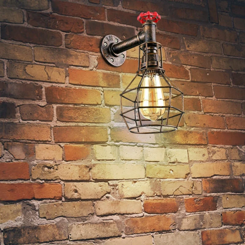 Retro Wandleuchte Innen: Lampen & Leuchten Ø 20 cm |E27~2388