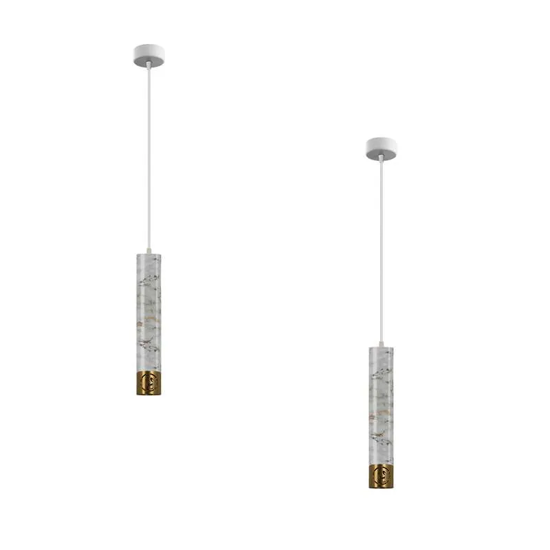 LED Langröhren Pendelleuchte Zylindrische Röhre GU10 Sockel~2628