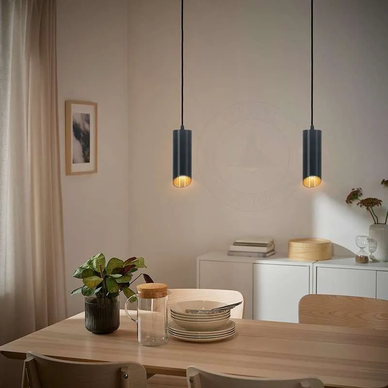 Pendelleuchten schwarz gold | Alumium | gu10 fassung~2612