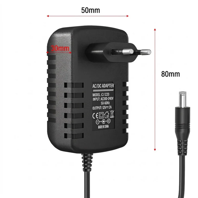 12V Netzteil - 2/5/10A – EU-Stecker~2838