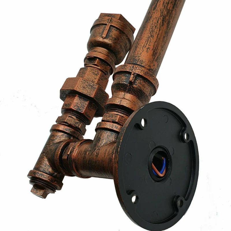 Rustikal Rohr LED Wandleuchte Innen Wandspot licht~2366