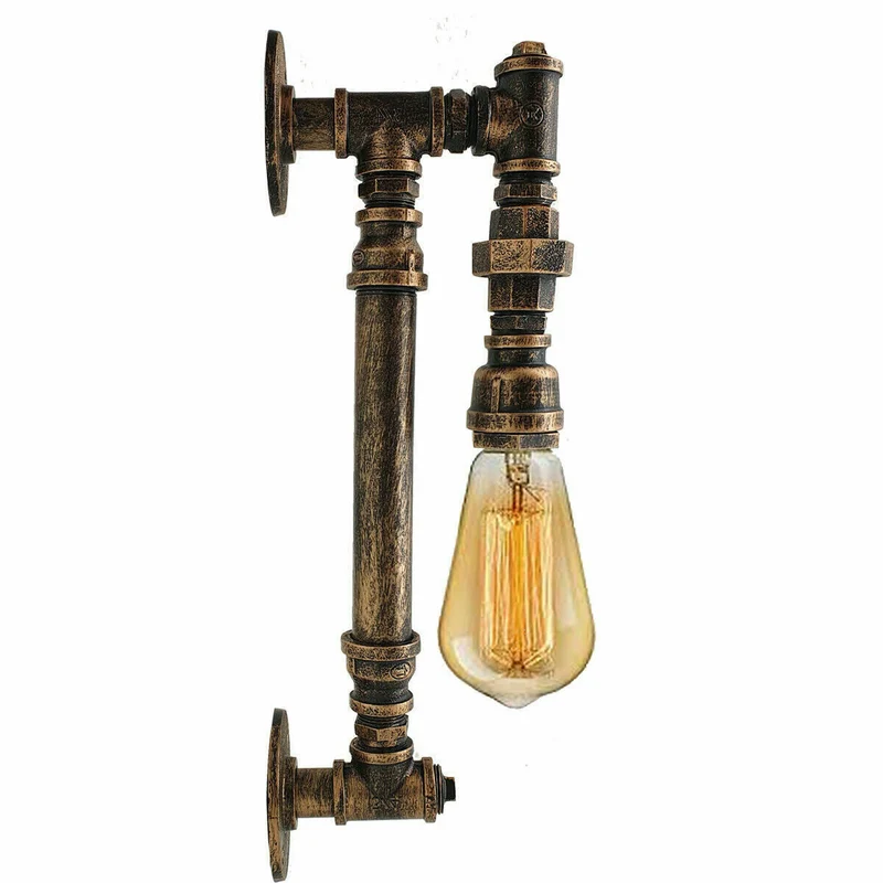 Rustikal Rohr LED Wandleuchte Innen Wandspot licht~2366