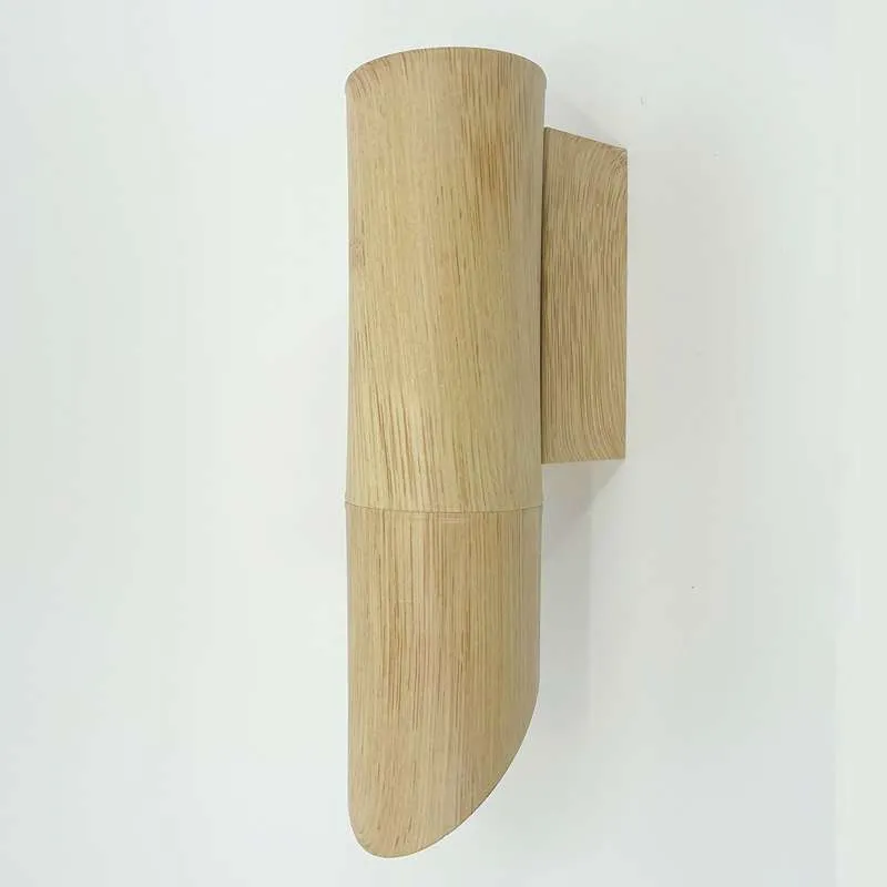 Moderne LED Holz Wandleuchte-Innen Up & Down |GU10~2830