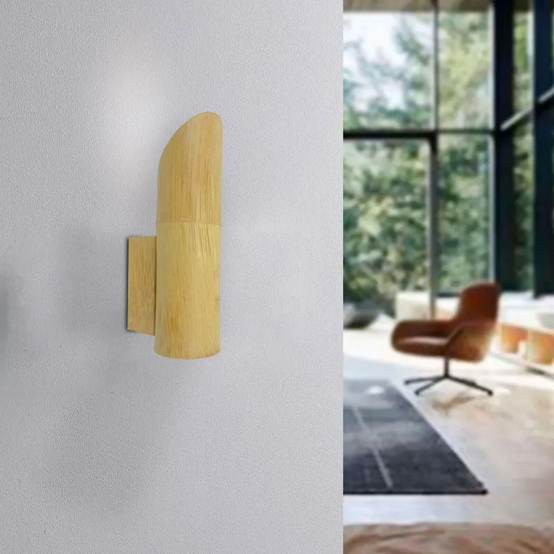 Moderne LED Holz Wandleuchte-Innen Up & Down |GU10~2830