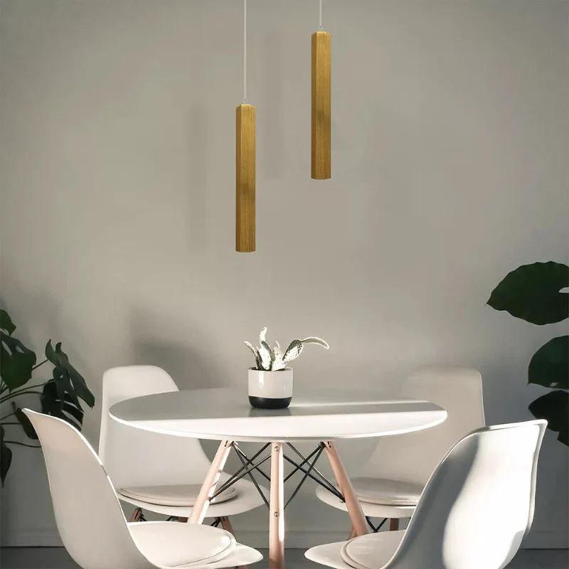 Pendelleuchte röhre schwarz , gold | Ø30cm | bar lampe~2603
