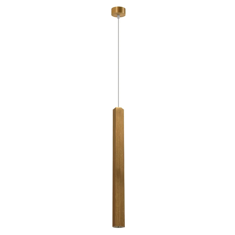 Pendelleuchte röhre schwarz , gold | Ø30cm | bar lampe~2603