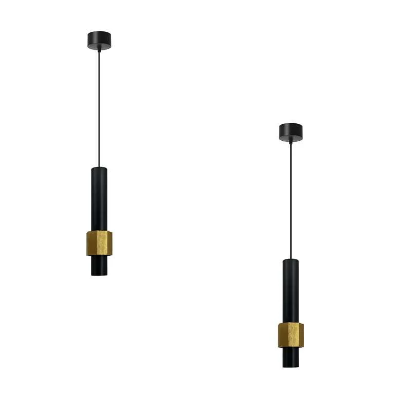 Moderne LED Pendelleuchte 5W Schwarz Höhenverstellbar ~2585