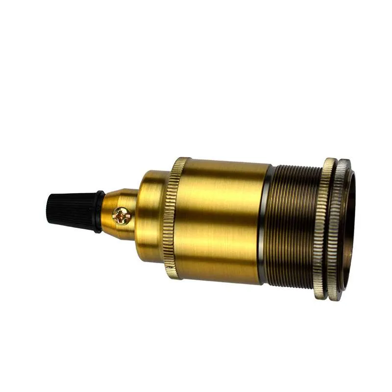Vintage E27 Lampenfassung Metall, CE-zertifiziert 110-240 V~2651