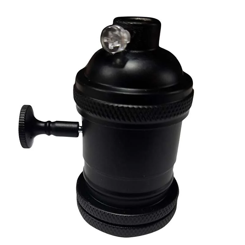 Vintage Metall Glühbirnenfassung Lampenfassung E27 Glühbirnenfassung~2649