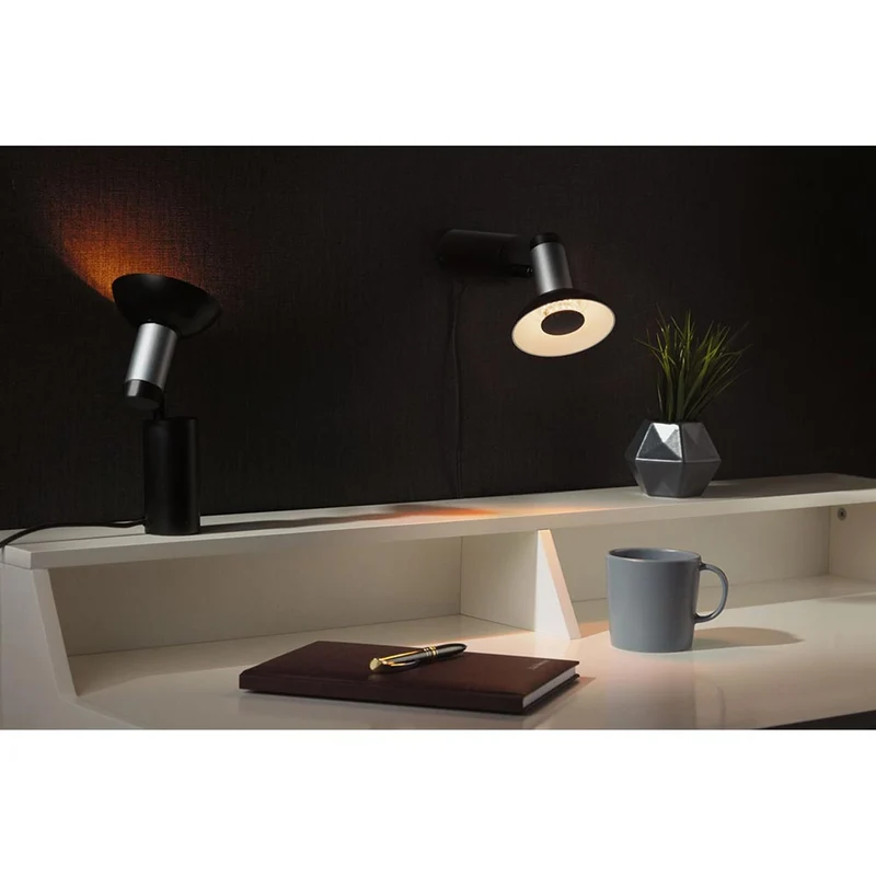 GU10 4,9W LED Reflektor mit 3 Stufen-Dimmer Schwarz, Gold 3000K